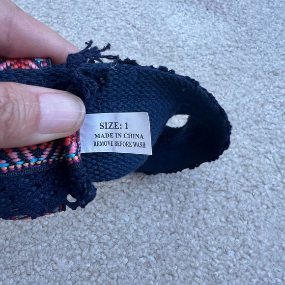 Woven‎ Belt Boho Hippie Festival Brass Buckle Accent Belt Size 1 - Picture 4 of 10